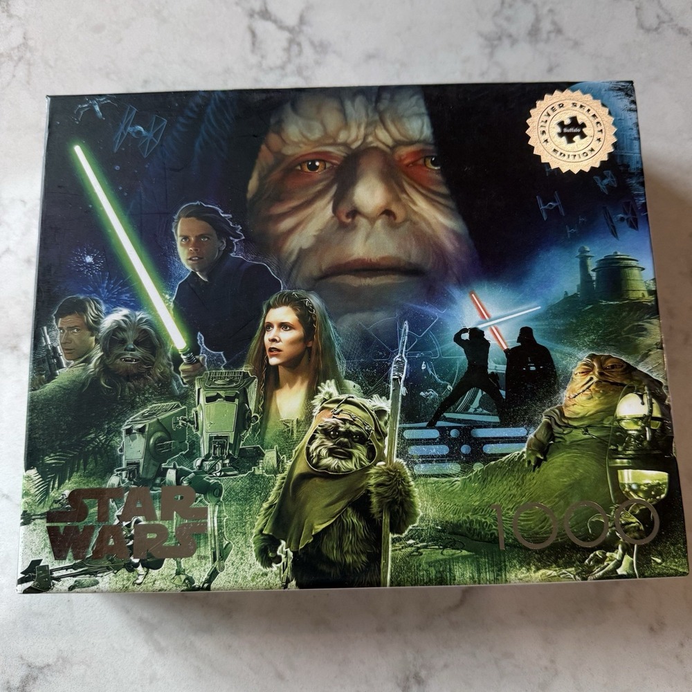 Buffalo Star Wars Episode III 1000 Pc Puzzle 12450 Silver Select Edition Sealed